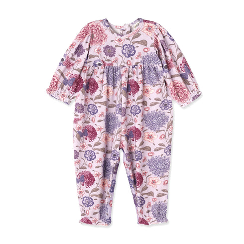 floral-empire-baby-girl-romper-bamboo-vintage-bloom-ruffle Sophia's StyleBaby Girl Clothes-1